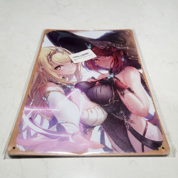 Xenoblade Chronicles Pyra & Mythra 8"x12" Tin Metal Sign Art Poster Anime Games - Picture 1 of 3